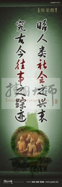 歷史標語 歷史宣傳標語 歷史組標語 學校標語口號 昭人類社會之興衰，究古今往事之蹤跡