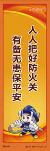 消防標語 消防宣傳標語 消防知識宣傳標語 人人把好防火關(guān)-有備無患保平安