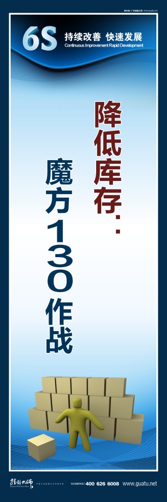 6s生產標語 降低庫存：魔方130作戰(zhàn)