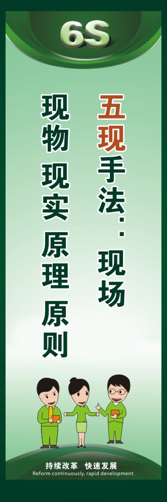 工廠6s圖片 五現(xiàn)手法：現(xiàn)場 現(xiàn)物 現(xiàn)實(shí) 原理 原則 