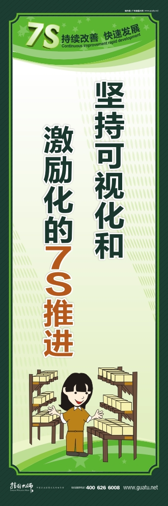 7s管理宣傳圖片 堅持可視化和激勵化的7S推進(jìn)